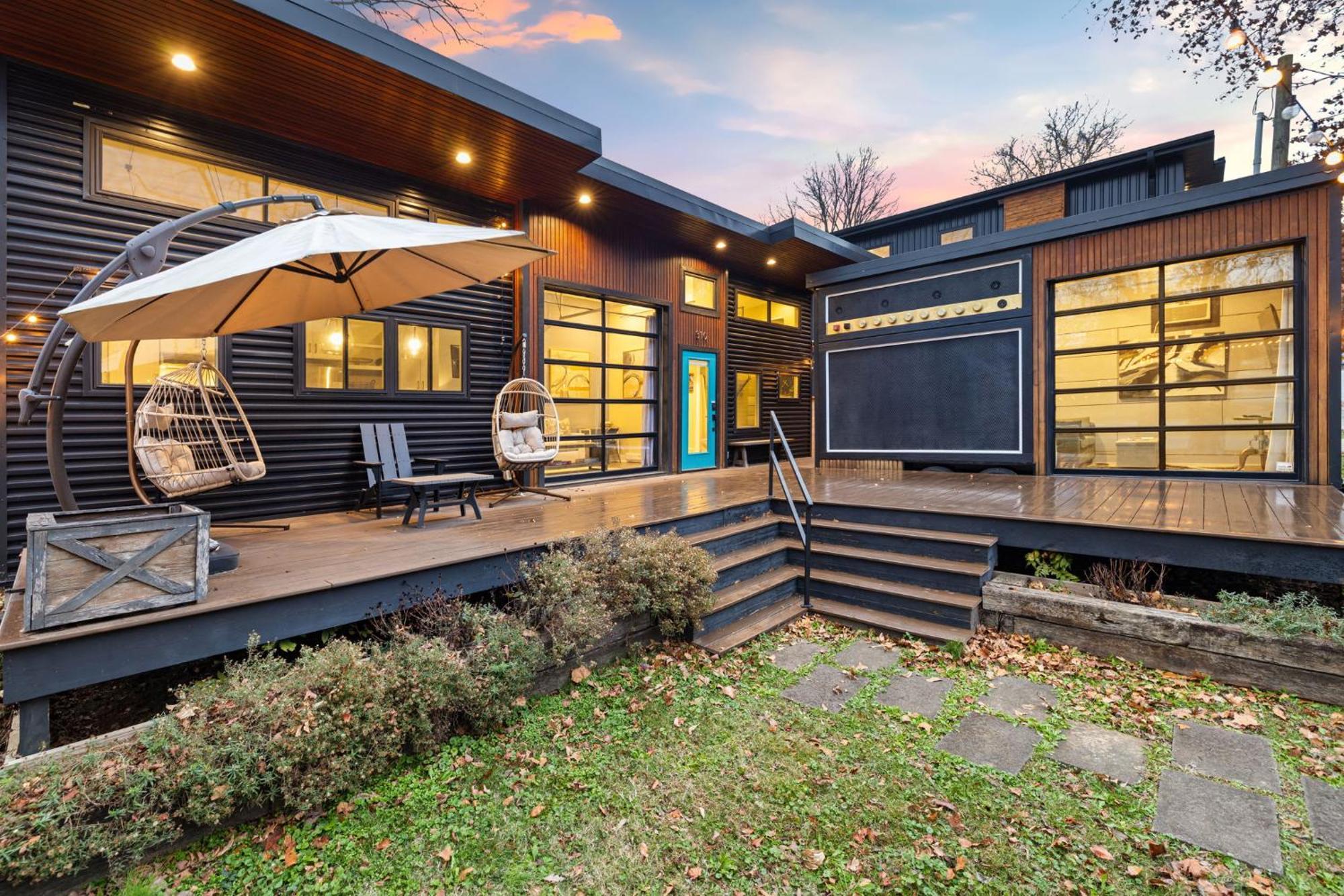 Villa Amp House-Seen On Tiny House Nation-Sauna-1Mi To Dt Fayetteville Exterior foto